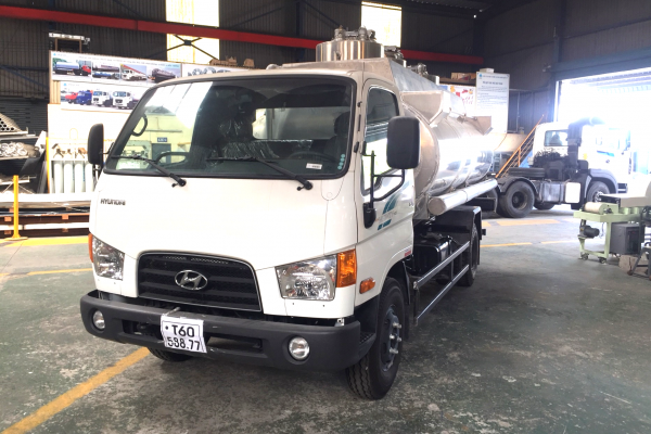 HYUNDAI HD110S Bồn nhôm 9m3