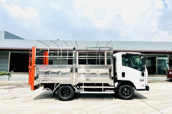 ISUZU QKR77FE4 Mui bạt bửng nâng Inox full